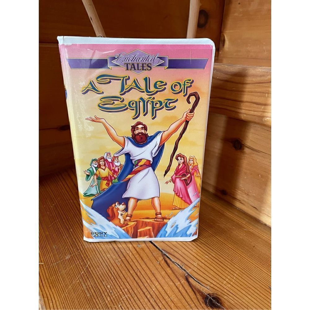 A Tale Of Egypt - Enchanted Tales (VHS, 1997, Clamshell) Disney, Black diamond